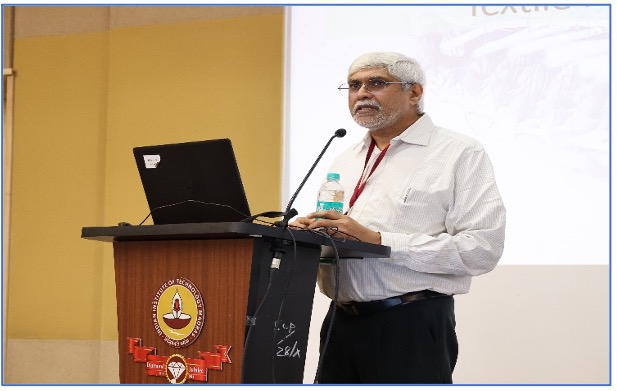 Prof Ravindra Gettu delivering his lecture during the workshop